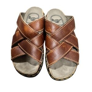 Dr. Martens MIE Criss-Cross Vintage Chunky Slides US 6